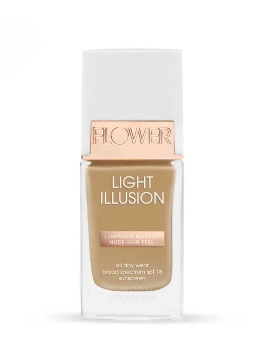 2 x Flower Beauty Light Illusion Foundation -Classic Tan 1.01fl Oz- Discontinued